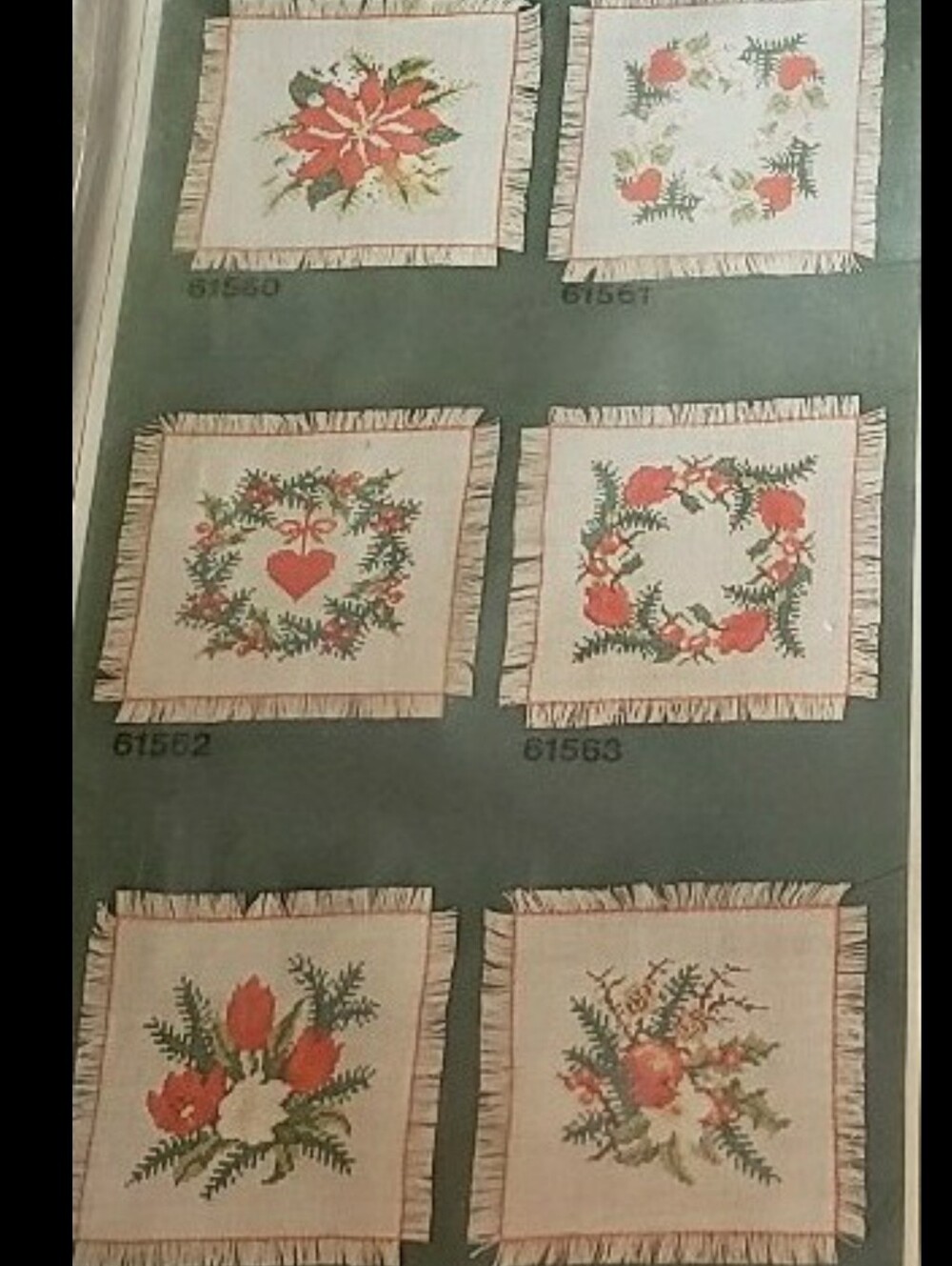 Vntage Oehlenschläger Design Cross-Stitch Kit For Napkins Or Serviettes